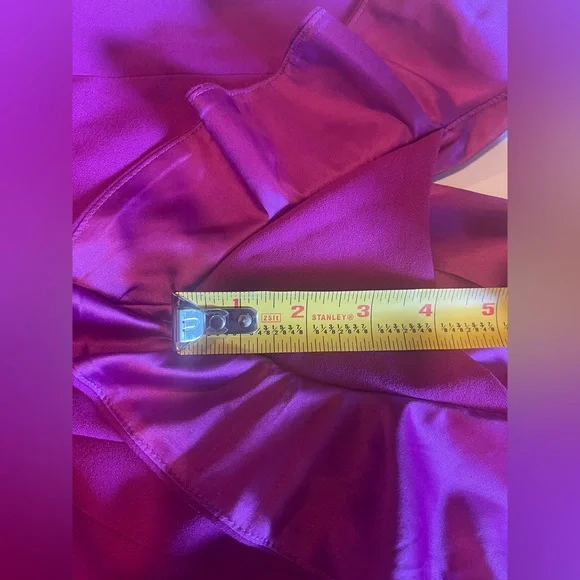 Lilly Pulitzer Kallie Ruffle Jumpsuit In Bordeaux Berry $228 NWT size 8